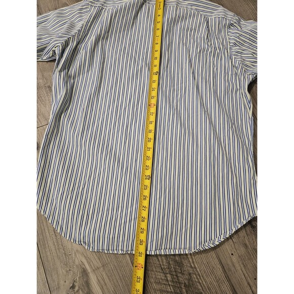 Men's Polo Ralph Lauren Classic Fit Striped Button Down Shirt  Large Cotton - Picture 5 of 7